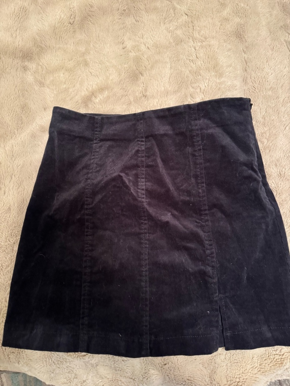 Forever 21 Classic Black Corduroy Skirt - Women